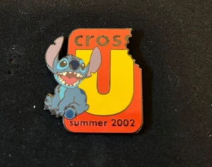 Disney Pin 15970 WDW - Cross-U 2002 Summer Stitch - Cast Exclusive - Picture 1 of 1