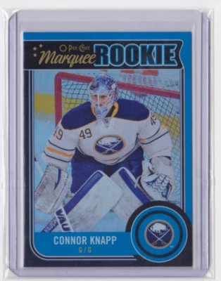 2014-15 O-PEE-CHEE MARQUEE ROOKIE BLACK SP 100/100 CONNOR KNAPP #510 SABRES - Image 1 of 2
