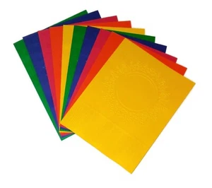 10 WREATH with BORDER Embossed A2 Card Fronts - You Choose Color - Picture 1 of 4