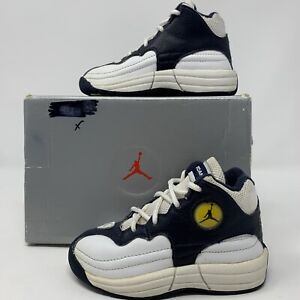 Vintage Baby NIKE Jordan Team Black/White INFANT Baby Sneaker 6.5C Item 132005
