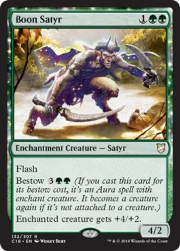 x1 Boon Satyr R MTG Commander 2018 M/NM, English - Image 1 of 1