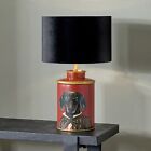 Dachshund Dog Lamp Quirky Hanpainted Novely Lamp Base Red Posh Pup Animal Lamp