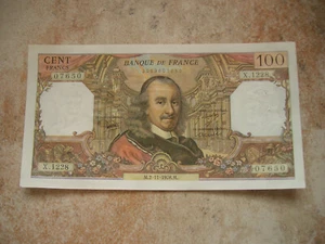 FRANCE BILLET DE 100 FRANCS CORNEILLE 2-11-1978 1 eping. /ondulé q.sup (C735) - Imagen 1 de 2