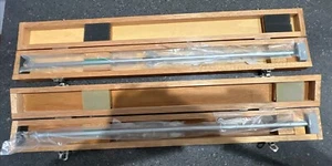 2 VINTAGE MITUTOYO 953551 EXTENSION RODS - Picture 1 of 22