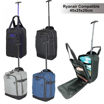 Ryanair Approved Cabin Bag Under Seat Baggage 40x25x20cm Luggage Carry On Travel - Image 1 of 4