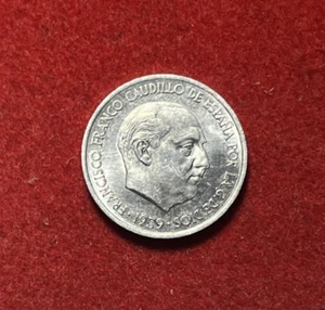 Spain 1959 10 Centimos Aluminum Coin KM#790 T5253a - Picture 1 of 2