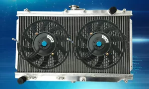 For Mazda Miata MX5 MX-5 1.8L NA/NB 1998-2005 03 98 99 Aluminum Radiator+FAN MT - Foto 1 di 5
