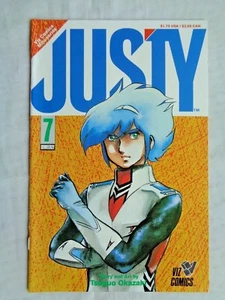 Justy No. 7 Viz Comics Febrero 1989 Tsuguo Okazaki Historia & Arte primera impresión casi nuevo (9,4) - Imagen 1 de 9