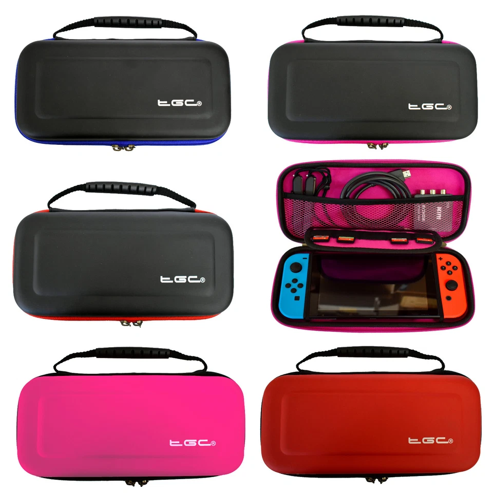 Nintendo Switch + Pro OLED Lite Console Joy Con controller Protective Case Bag - Image 1 of 1