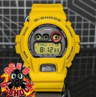 Casio G-Shock GD-X6900 Yellow Red Grey Black 30th Anniv Limited XL Big Case 2013 - Image 1 of 4