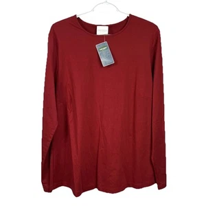 Geiger Austria Langarmshirt rot Oberteil Neu mit Etikett Baumwollmischung XL Damen - Bild 1 von 6