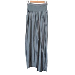 Rick Owens Lilies Forever Bias Hollywood Hose weites Bein Stahlblau Viskose US 4 - Bild 1 von 8