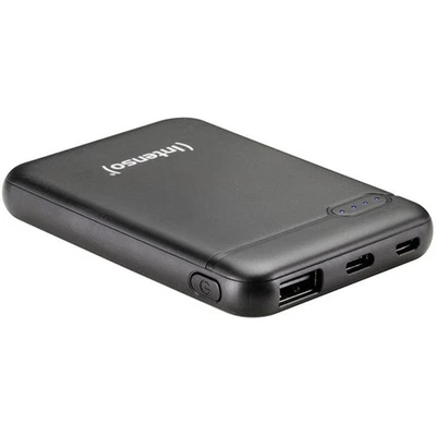 Intenso XS5000 Powerbank 5000 mAh  LiPo  Schwarz Statusanzeige - Bild 1 von 4