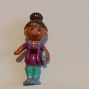 Vintage 1993 Figure Polly Pocket Dolls Schoolhouse  Tamsin Bluebird Loose Hips - Picture 1 of 4