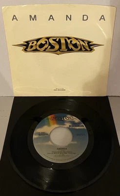 Boston “Amanda” b/w “My Destination” (1986) 45rpm Vinyl MCA-52756 + PS NM - Image 1 of 4