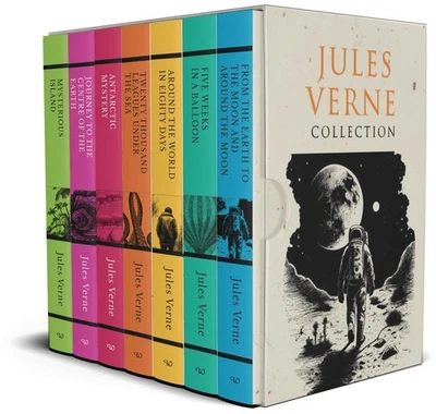 Jules Verne Classic Collection 7 Books Set (Journey to the Centre of the Earth,