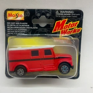 Coche blindado internacional Maisto 1:64, camión bancario. Camión blindado diseño Ho rojo - Imagen 1 de 5