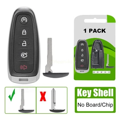 Smart Remote Key Fob Case Shell 5B For 2013 2014 2015 2016 Ford Escape Titanium - Image 1 of 4