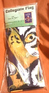 Evergreen LSU Tigers 28x44 Applique Collegiate Flag 15921C - Picture 1 of 5