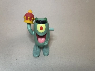 Burger King 2004 Bob Esponja Pantalones Cuadrados Plancton Cuerda Juguete Foto 1 de 4