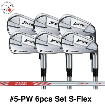 Dunlop SRIXON Z-Forged Ⅱ Iron Set #5-9,PW 6p Club MODUS3 TOUR 110 Steel S-Flex - Image 1 of 4