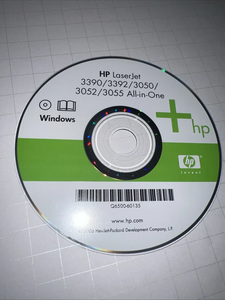 Hp Laserjet 3390/3392/3050/3052/3055 Printers Software Driver CD DVD only - Image 1 of 1