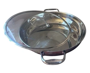 David Burke 12.5 inch Pots Pan Lid Stainless Steel barely used l - Picture 1 of 8