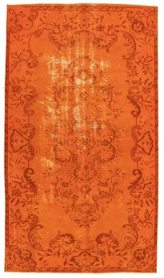 Alfombra oriental tradicional vintage anudada a mano alfombra de lana de 5'4" x 9'6" Foto 1 de 4