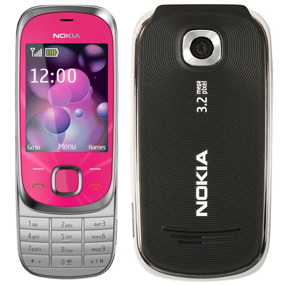 Original Nokia 7230 Bluetooth 3.15MP JAVA Unlocked UMTS 3G Slide Mobile Phone - Image 1 of 4