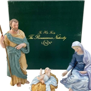 Lenox China Renaissance HOLY FAMILY Nativity Figurines MIB 1991 - Picture 1 of 9