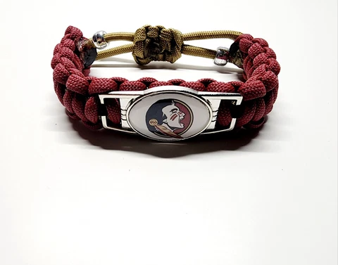 Florida State Seminoles Adjustable  Bracelet Fan Apparel & Souvenir College NCAA Cover