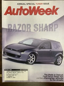 AutoWeek Magazine November 6, 2000 Annual Special Tuner Issue, Ford Focus Van - Picture 1 of 2