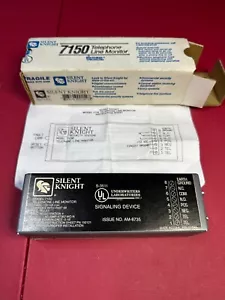SILENT KNIGHT 7150 TELEPHONE LINE MONITOR. VINTIAGE ITEM. THESE ARE RARE FINDS. - Picture 1 of 1