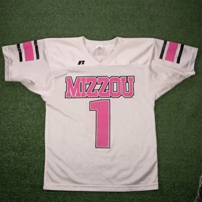 University of Missouri Tigers Jersey PINK football VTG Kids Girls Youth Medium - Image 1 of 4