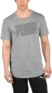 PUMA Uomo Dri-Release novità Graphic Tee T-shirt, grigio medio Heather, S - Foto 1 di 4