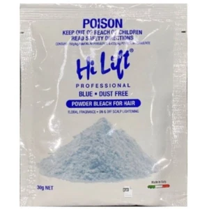 Hi Lift Blue Dust Free Powder Bleach Sachet (30g) - Picture 1 of 3
