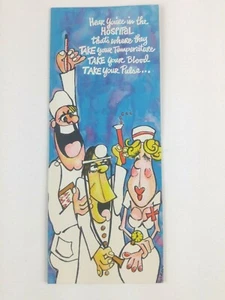De colección 1972 Amberly Greetings Humorous Get Well Card Médicos Enfermera Humor Adulto - Imagen 1 de 2