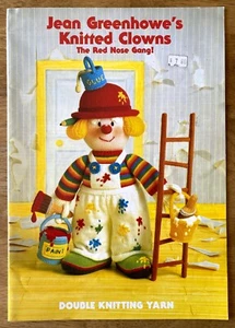 Jean Greenhowe's Knitted Clowns: The Red Nose Gang Knitted Pattern Booklet - Picture 1 of 5