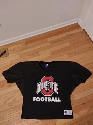 Camiseta deportiva de práctica de fútbol americano negra de los Ohio State Buckeyes de la NCAA de colección para hombre Foto 1 de 4