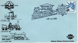 STEAM CHESSIE STATION SPECIAL, DOLTON, IL 1978 FDC18362 - Bild 1 von 1
