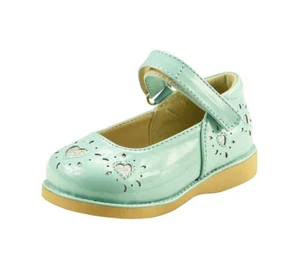 The Doll Maker Girls Cute Mary Jane Flats-School Dress Shoes - Blue - - Picture 1 of 6