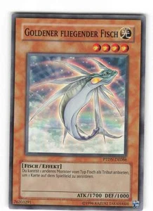 Yugioh GOLDENER FLIEGENDER FISCH , ptdn-de086 Super Rare deutsch Near Mint - Bild 1 von 2