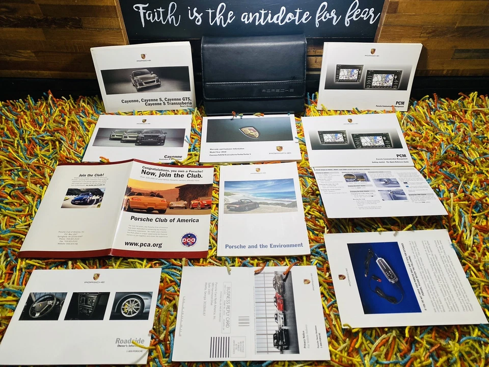 Porsche Cayenne S Transsyberia GTS 2010 juego manual del propietario + navegación PCM BK Foto 1 de 4