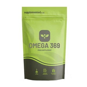 Omega 369 180 Softgel Capsules Organic Fatty Acids Fish Oil Immune EPA/DHA - Picture 1 of 10