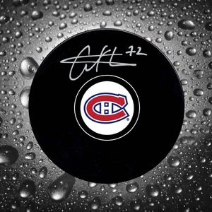 Arber Xhekaj Montreal Canadiens Autographed Puck - Picture 1 of 1
