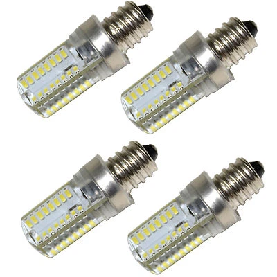 4x E12 Candelabra Base LED Bulbs for GE General Electric WE4M305 Dryer Light - Image 1 of 4