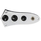 Chrome Control Wired Plate Potentiometer Replacement Part for Fender Jazz Bass