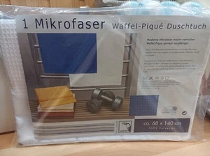 Duschtuch Mikrofaser Waffel Pique 68 x 140 Tukan - Bild 1 von 1