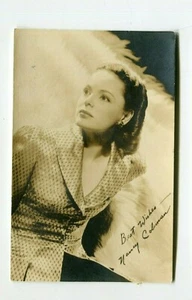 Vintage Postcard WARNER BROS STUDIO Hollywood fan photo NANCY COLEMAN actress - Picture 1 of 2