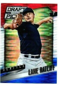 2014 Panini Prizm Perennial Draft Picks #61 Lane Ratliff Mariners Card RWB Prizm